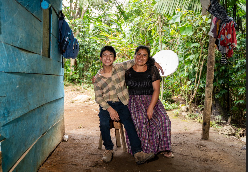Rosario Tzi Yaxcal y su familia residen en Alta Verapaz, Guatemala.