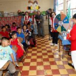 Doña Letizia visitó la Escuela Oficial Rural Mixta de San José Chacayá,en el departamento de Sololá, Guatemala.